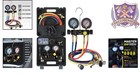 Hvac Refrigerant Gauge Set Aluminum Brass 4 Valve R134a R410a R22 R404a
