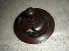Vintage Chinese Handpainted Famille Verte Jar Stand Lid Blankearthen Body