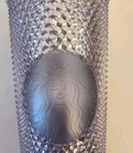 New Starbucks Holiday 2019 Silver Venti Studded Diamond Tumbler Cold Cup 24oz     