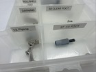 Lot Of Genuine Bernina Sewing Embroidery Presser Feet Attachments With Case