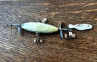 3 Hook Minnow Fishing Lure With Glass Eyes Unknown Maker