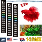 5   Dual Fish Tank Aquarium Thermometer Temperature Sticker Celsius Fahrenheit   c