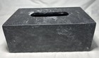 Black Marble Tissue Box Holder Dispenser Kleenex Napkins Bathroom Bedroom
