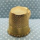 Cincinnati Ohio Souvenir Gold Tone Metal Thimble W  Tyler Davidson Fountain