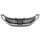 For 2013-2015 Honda Civic Sedan Front Bumper Upper Grille Grill W chrome Trim