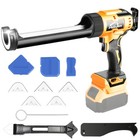 Cordless Caulking Gun For Dewalt 20v Max Battery 10 Oz 6 Speed For Sealing
