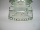 Hemingray - 19  Glass Wire telegraph Insulator  Made In Usa  Used