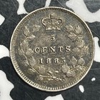 1885 Canada 5 Cents Lot jm9499 Silver  Nice  Key Date 