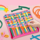 Frytepuye 1000 Pcs Loom Loops Potholder potholder For 1000 Pcs  12 Color 