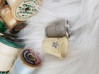 Lot 34 Vintage Wood Sewing Thread Spools Various Sizes And Brands Craft Decor