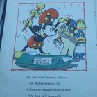 1936 Disney Whitman Mickey Mouse Linen Magazine  904 Vintage Rare D3