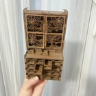 1 12 Scale Dollhouse Miniatures Unfinished Magic Spider Witch Cabinet Furniture