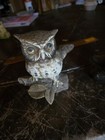 Vintage Owl Figurine Lot - Byron Molds Great Horned Owl   Arnart Japan   