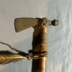 2 Native American Tomahawk Piece Pipe 
