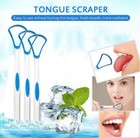 3 Pack Tongue Scraper Cleaners Oral Hygiene Tool Adults Kids Fresh Breath