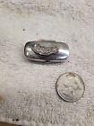 Vintage Sterling Silver Snuff pill Box California Emblem Hinged Lid 10 2g