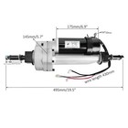 24v 350w Brush Electric Motor Transaxle For Trolley Wagon Scooter Go Kart