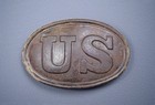 Civil War U s  Oval Belt Buckle By Gaylord - Ground Recovered