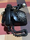 Vintage Bell System By Western Electric Black Rotary Desk Phone 500 Made In Usa