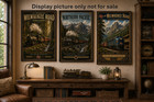 The Zephyr Burlington Route Railroad Vintage Style Train Poster Art 11 X 17