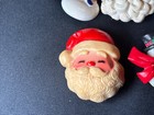 Vintage Lot Of 5 Holiday Santa   Snowman Pins Hallmark   Others Hong Kong taiwan