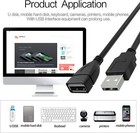 High-speed Usb-usb Extension Cable Usb 2 0 Adapter Extender Cord Male female Lot