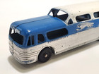 Vintage Tootsietoy 6 7 8  Long Greyhound Scenicruiser Passenger Bus Die Cast