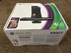 New Microsoft Xbox 360 S Console Black System   Kinect Bundle Lot Slim 4gb