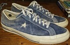 Converse Vintage 1974 Blue Suede Shoes 9m 10 5w Collectible Rare
