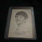 The Beatles Rare John Lennon   Ringo Starr Black   White Portrait Card  