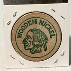 1961-1981 Kent Coin Show Kent  Oh Wooden Nickel - Token Ohio