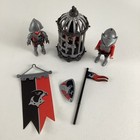 Playmobil Eagle Castle Knights Figures Cage Cell Flag Medieval Lot Accessories