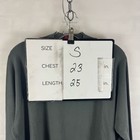 Eileen Fisher Crewneck Sweatshirt Womens S Green Organic Cotton Blend