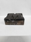 Antique Wood Letterpress Letter M Type Print Block - 2 5  X 2 