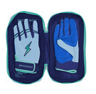 Bruce Bolt Youth Bear Series Short Cuff Batting Gloves Tidal Blue New 