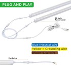 4 Pack Led Freezer Commercial Waterproof Tube Lights Supermarkets Freezer Cooler