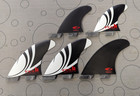 Fcs Ii Sharp Eye Tri-quad Fin Set Surfboard Fins Size Medium