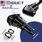 2 Pcs Front Windshield Washer Nozzles  Washer Spray Jet Kit Fit For Chrysler  