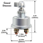2pcs Master Battery Disconnect On off Kill Switch Semi-truck For Freightliner