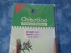 Chiaogoo Circular Premium Bamboo 24  Knitting Needles Size 6 Nip F