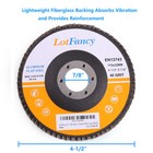 20x 4 5  4-1 2 Flap Disc 40 60 80 120 Grit Angle Grinder Sanding Grinding Wheels