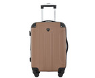 Travelers Club 20  Expandable Hard Side Rolling Carry-on Luggage Mocha Brown