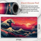 Playmat For Mtg  Card Game Mat Non-slip Rubber Base And Stitched  24 X 14 Inc   
