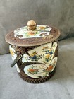 Vintage Floral Gold Scroll Decorative Tin Made In England