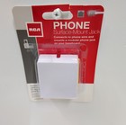 Rca Tp265whr Surface   mount Phone Jack Modular Wall Jack New Sealed Old Stock