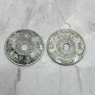 Vintage Alabama State Sales Tax   Luxury Tax Metal Token Chit Set Of 2 Se2