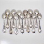 Versailles Teaspoons Set Of 13 Gorham Sterling Silver 1885 Monograms
