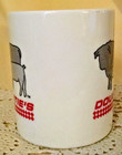 Doughtie s Mug Barbeque Bbq Beef Cow Steer Pork Pig Coffee Tea Cup Checkerboard 