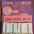 1940s Gambling Pull Tabs 2 Unused Jar O Do   Sahara  Lady Luck   Mr Sy s Coupons