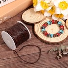 Leather Cord - Round  Brown Leather Lace For Bracelets  Necklaces   Crafts